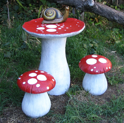painted mushroom furniture!