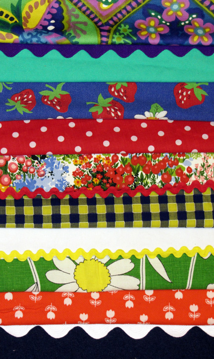 fun vintage fabric for skirts