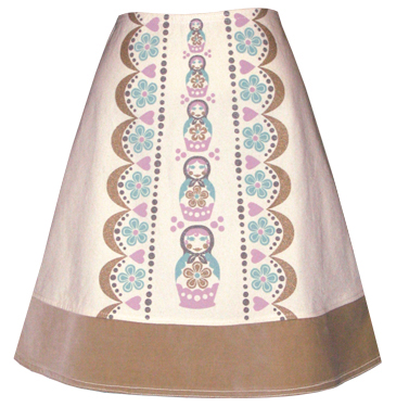 snow maiden matryoshka skirt